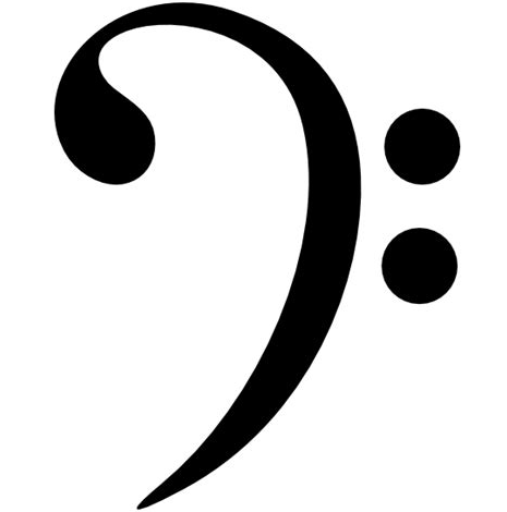 Bass Clef - 𝄢